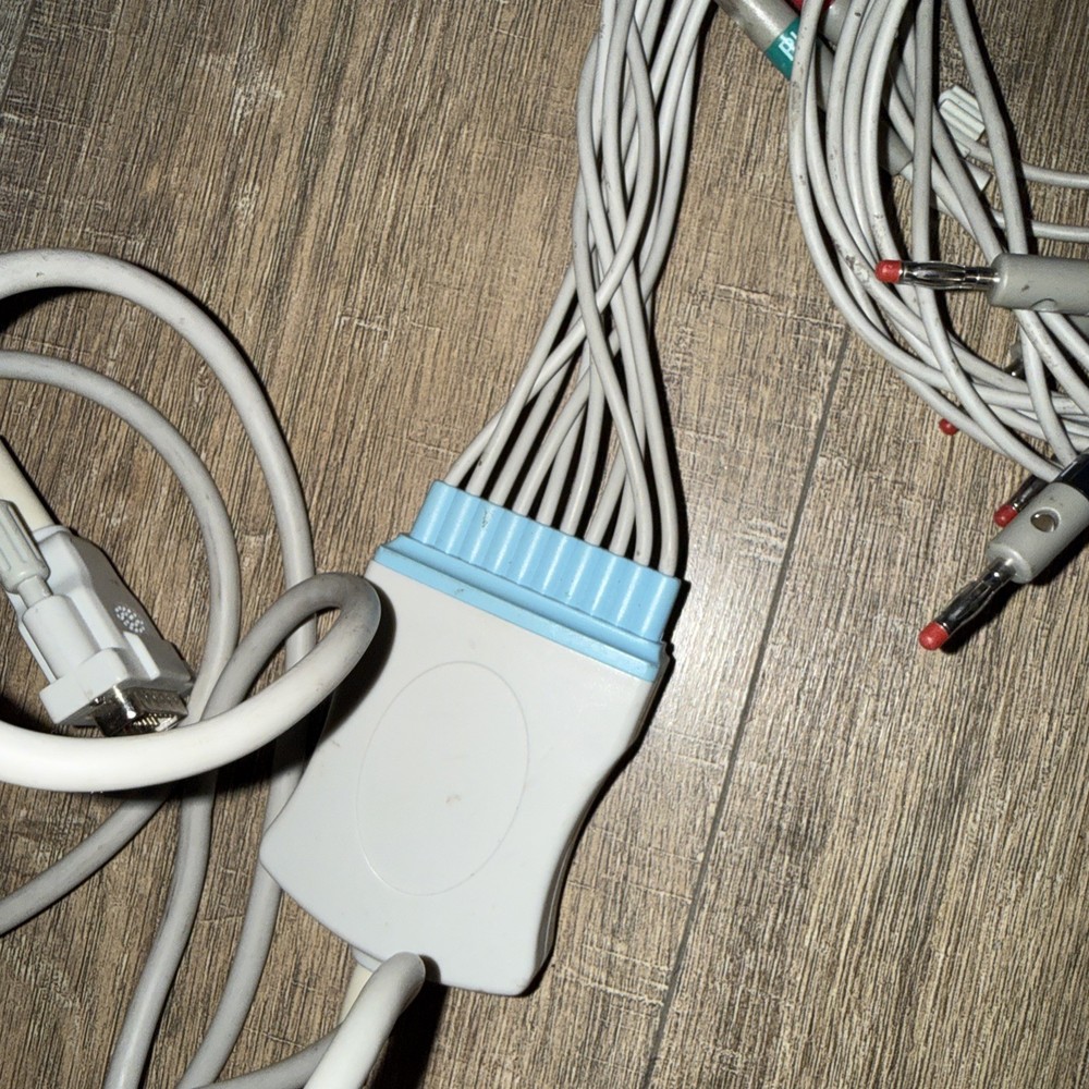 Philips E10R-SH1-B HP 10 Lead ECG/EKG Cable AHA