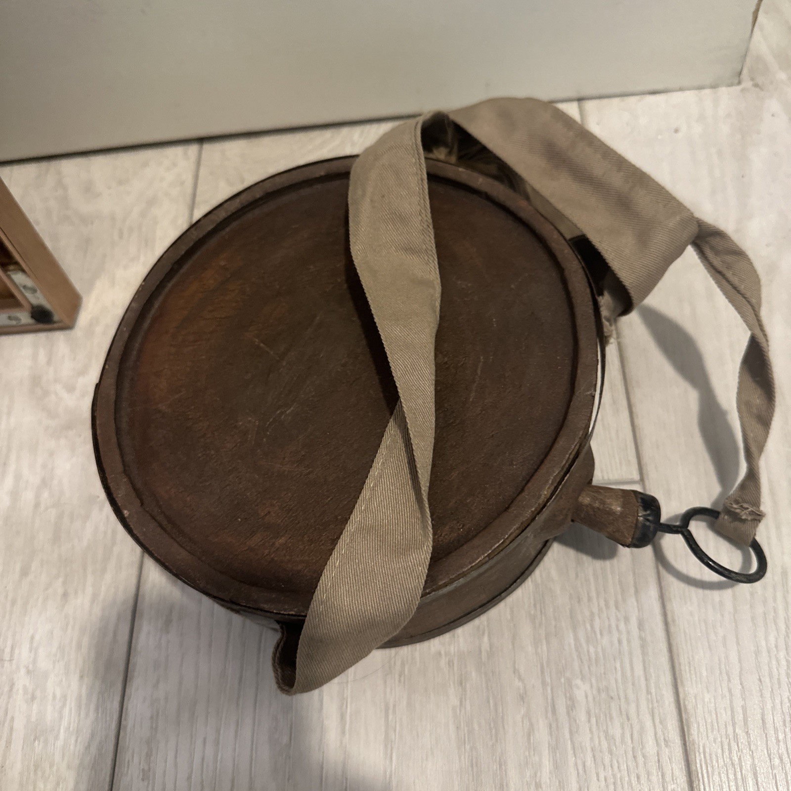 Civil War Confederate Wooden Canteen Wood