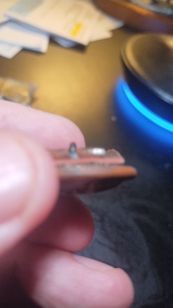 Czechoslovakia Military Button For Helmet - Pre Ww2