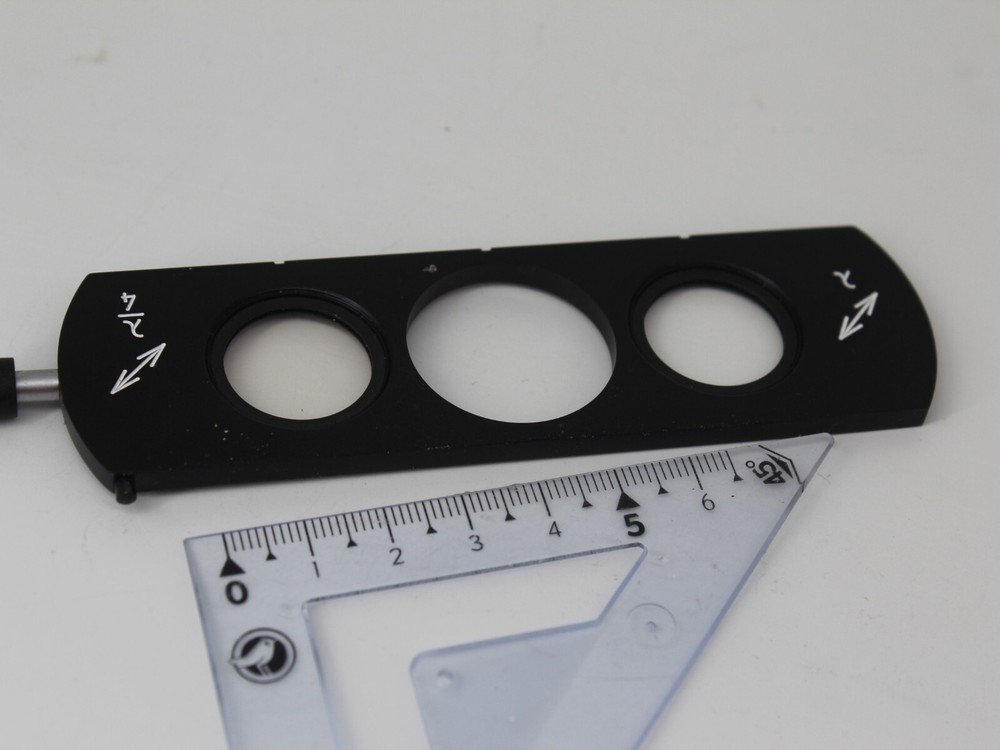 Microscope Slider Polarising Lambda Large #NK13