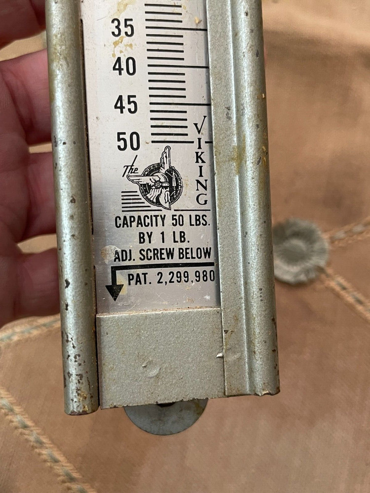 Vtg HANSON 50 lb. Capacity Fish Scale