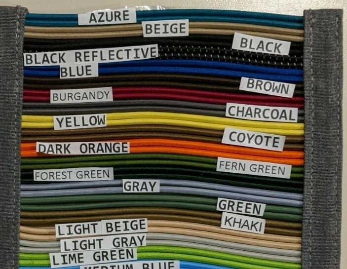 1/8" Bungee Shock Cord Many Colors Cut by the Foot , Nice Quality Bungee !