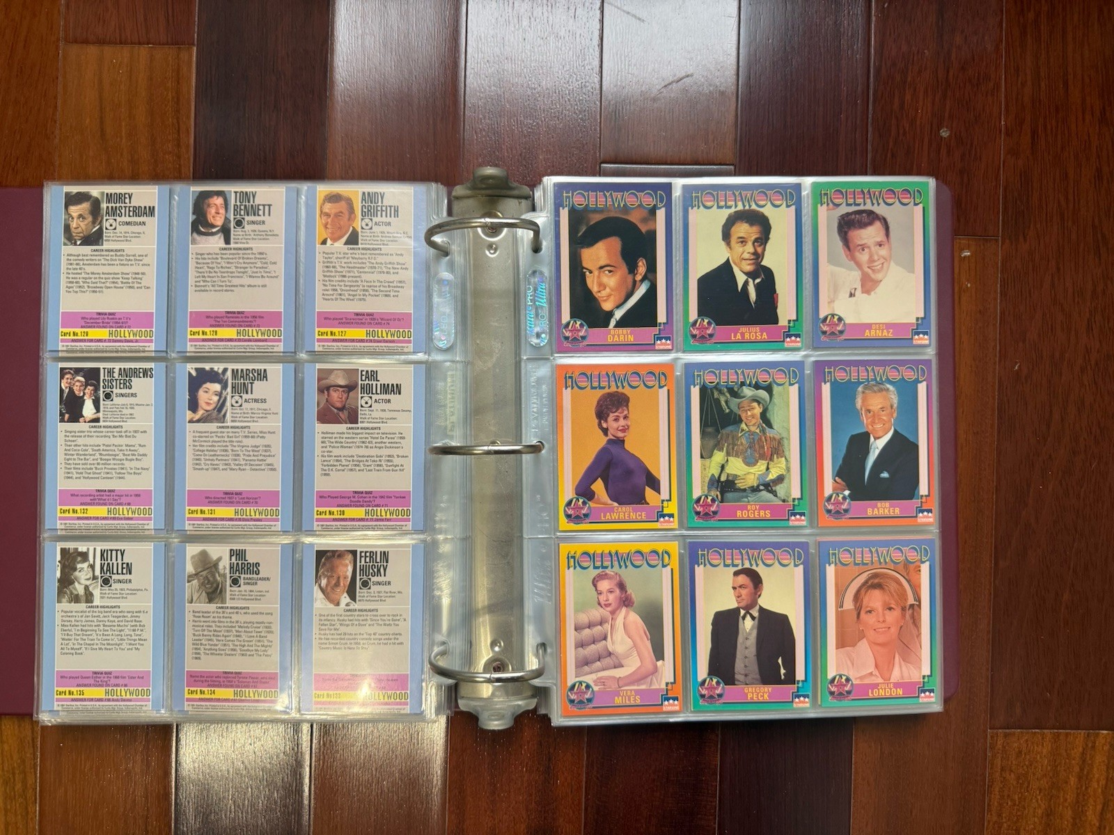 1991 Hollywood Starline 200+ Cards & Binder