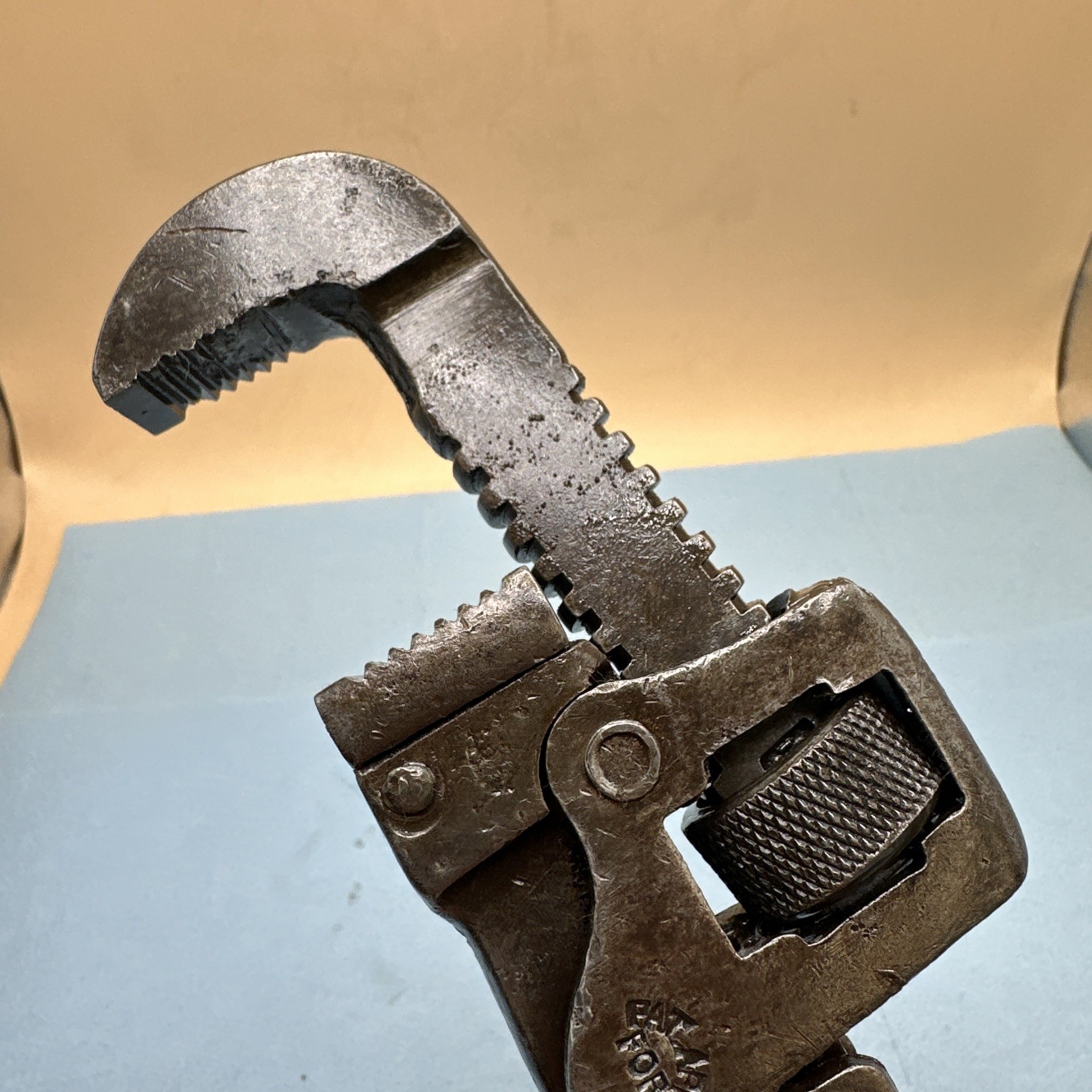 Vintage Trimo 10" Pipe Wrench, Trimont Mfg Co, Roxbury Mass USA