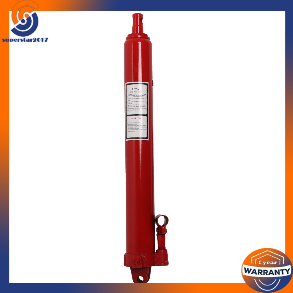 3 Ton Long Manual Hydraulic Jack Single Pump Engine Lift Cherry Picker