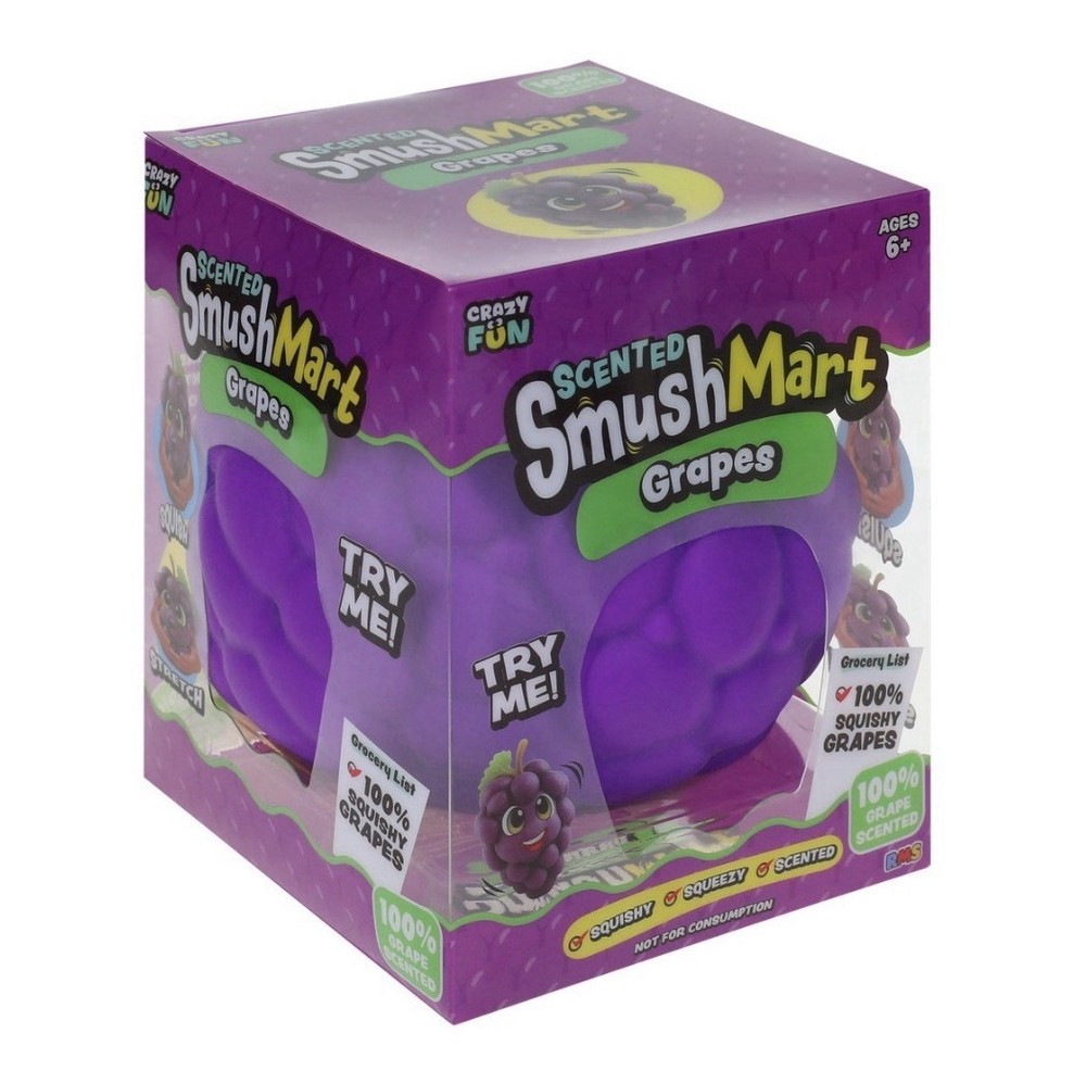 RMS CrazyFun Viral SmushMart Scented Grape Squishy Squeezy Scented Grape 🍇