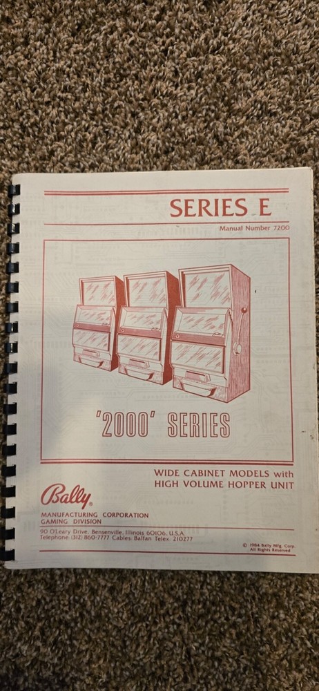 Slot machine test set for electrical operations