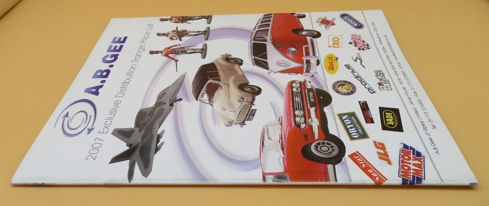A B Gee 2007 Exclusive Distribution Range Price List Collectables