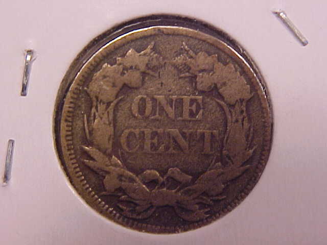 1858 FLYING EAGLE CENT - LARGE LETTERS - VG - SEE PICS! - (X2454)