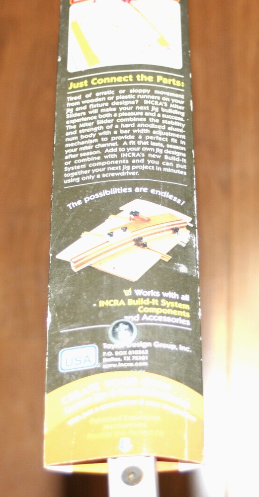 New INCRA Miter Slider, 18 in.