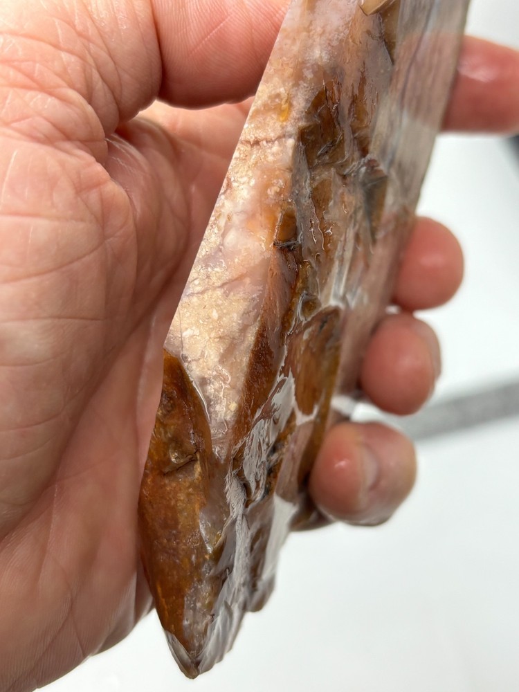 Pink Jasper/Agate Slab Cabbing Lapidary Combo Ship Avail