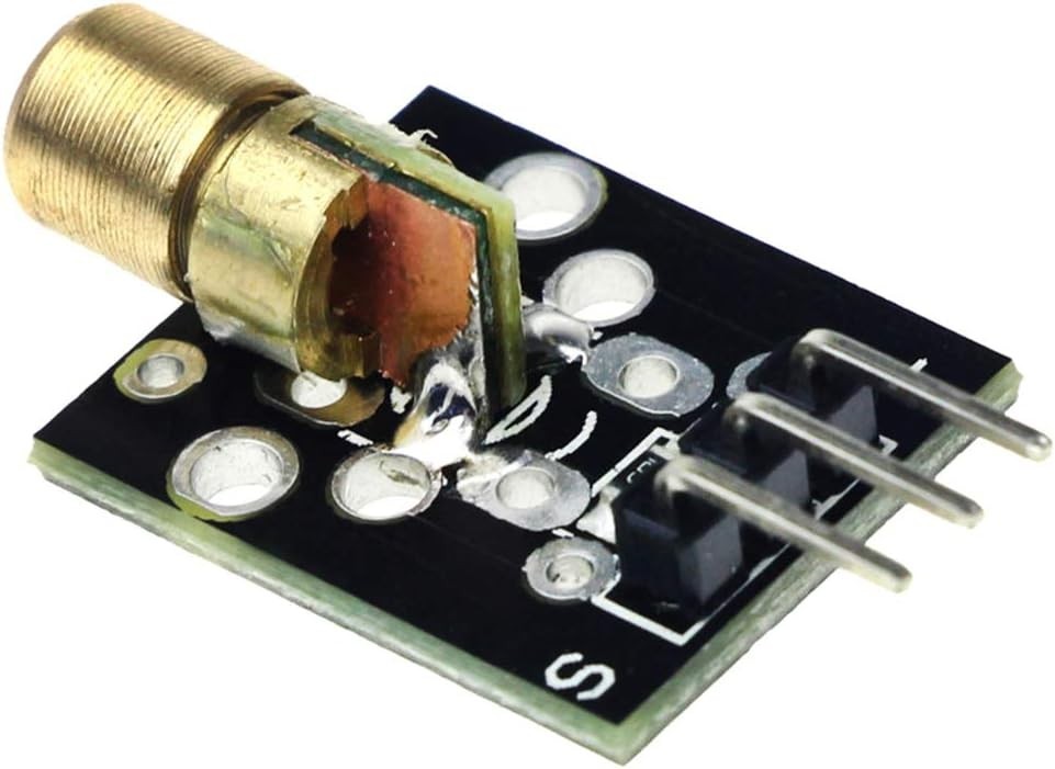 5mW DC 5V Laser Transmitter Modules with Copper Housing for DIY Electronics