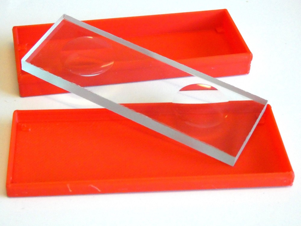 Deep Well Double Concave 5mm Thick Microscope Cavity Depression Slide Coverslip