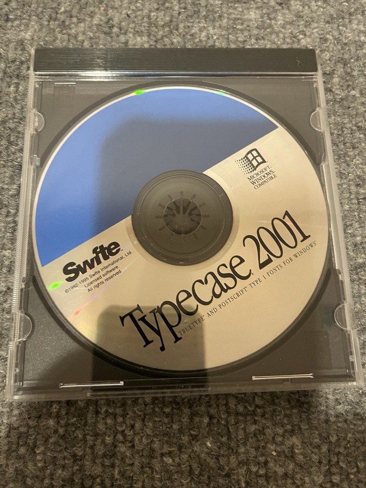 2001 Typecase Swift Windows CD ROM