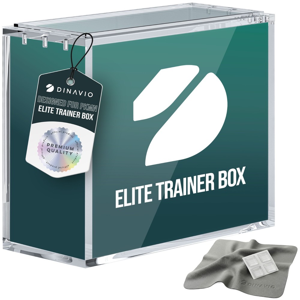 Pokemon ETB Magnetic Stackable Case Elite Trainer Box Protector Premium Quality