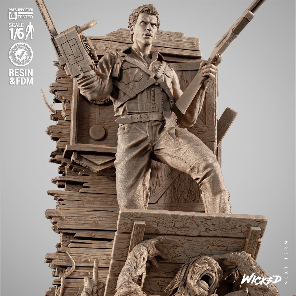 Ash Evil Dead Diorama model kit unassembled unpainted see Description