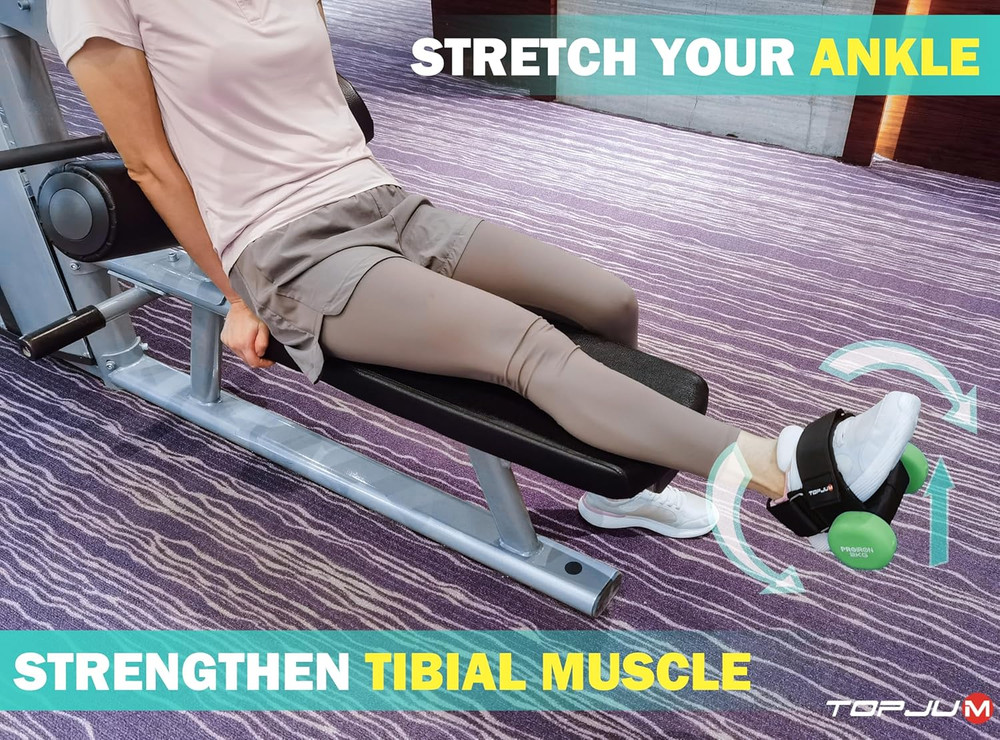 Adjustable Dumbbell Foot Attachment for Leg Workouts and Strength Training