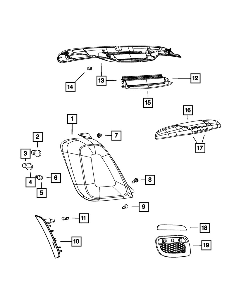 Genuine Mopar Chmsl Cover Panel 1TB17JD7AE