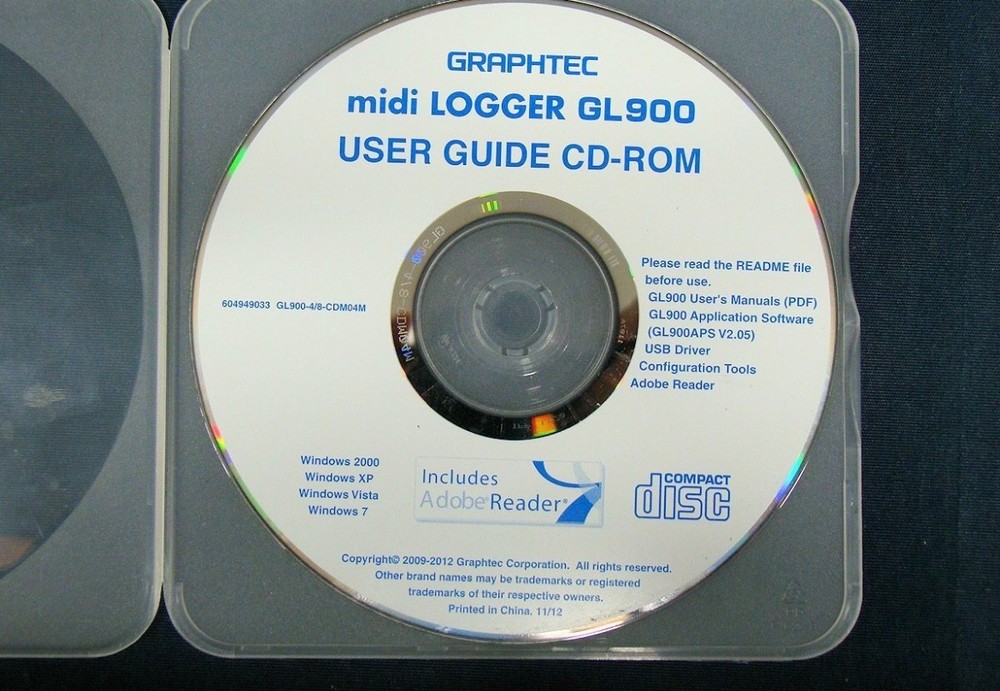 GRAPHTEC GL900 Date Midi Logger Handy Data Logger midi LOGGER