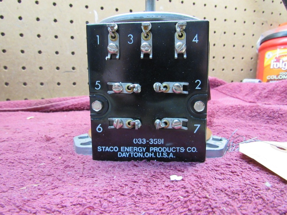 Vintage STACO 033-3591 Variac Variable Auto Transformer