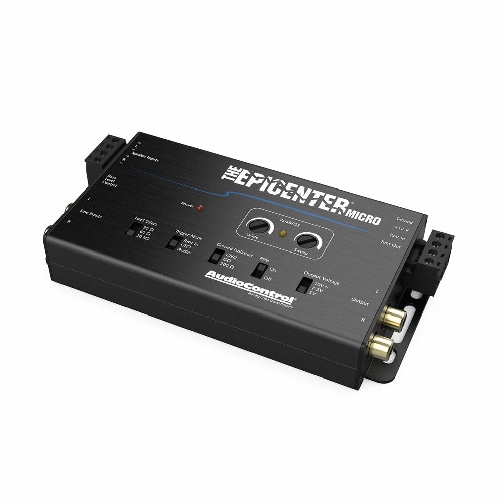 AUDIOCONTROL EPICENTER MICRO BASS RESTORATION PROCESSOR LINE OUTPUT CONVERTER