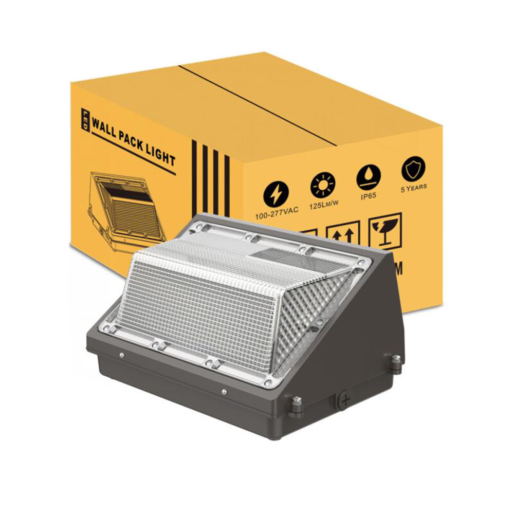 4 Pcs 120W LED Wall Pack Light Dusk to Dawn Commercial Outdoor Security Light