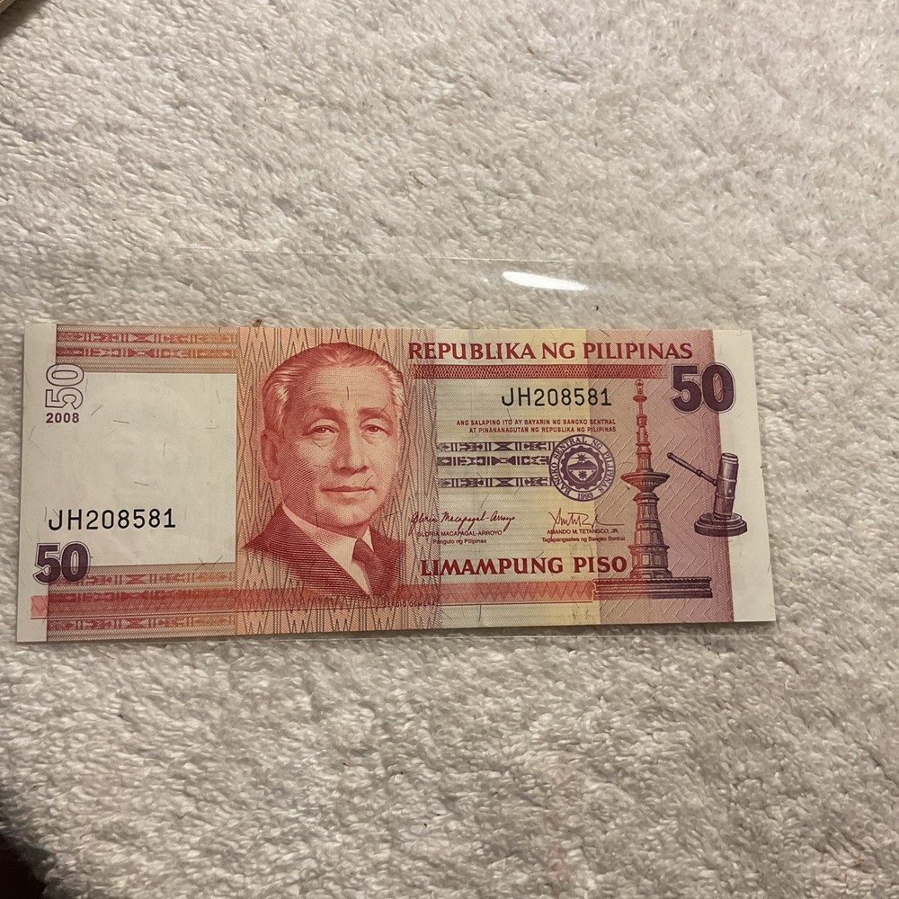PHILIPPINES-2008-2009-BANKNOTE-50 PISO-SERGIO OSMENA-UNCIRCULATED