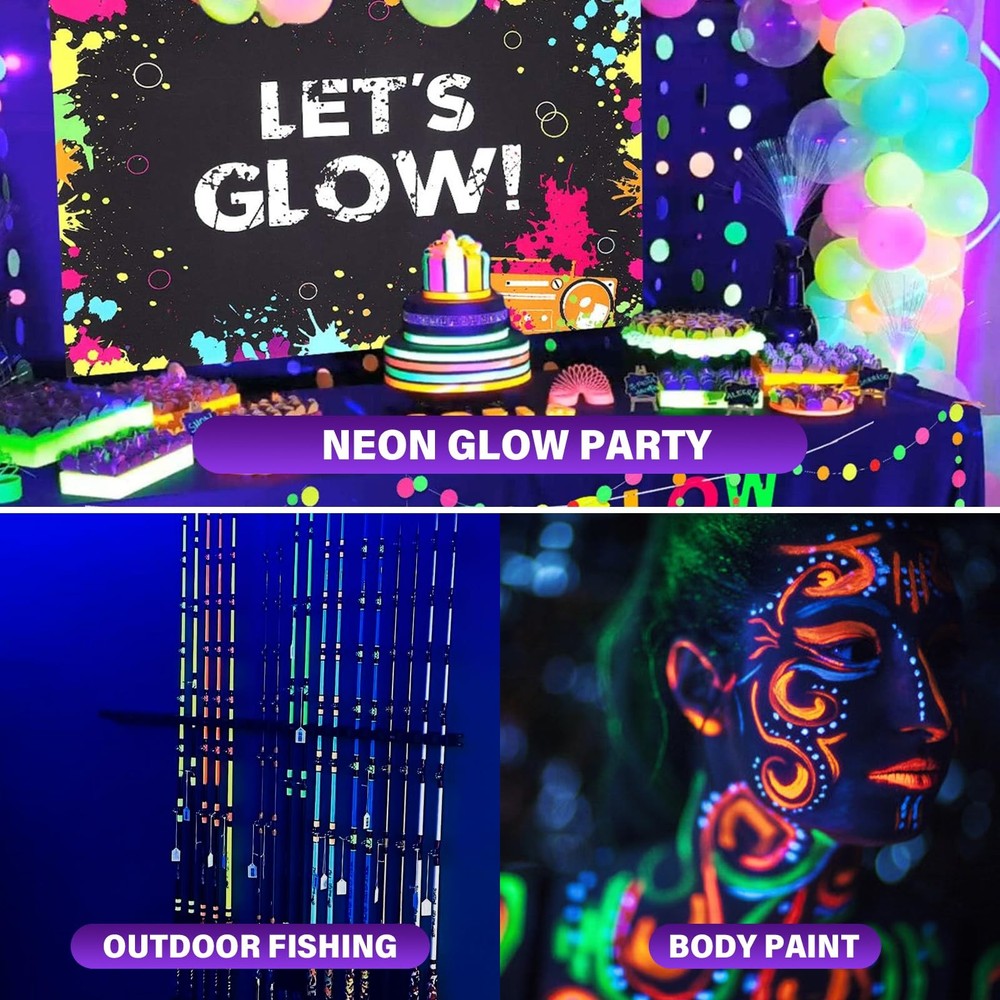 Rechargeable Black Light - Battery-Powered UV Blacklight,
