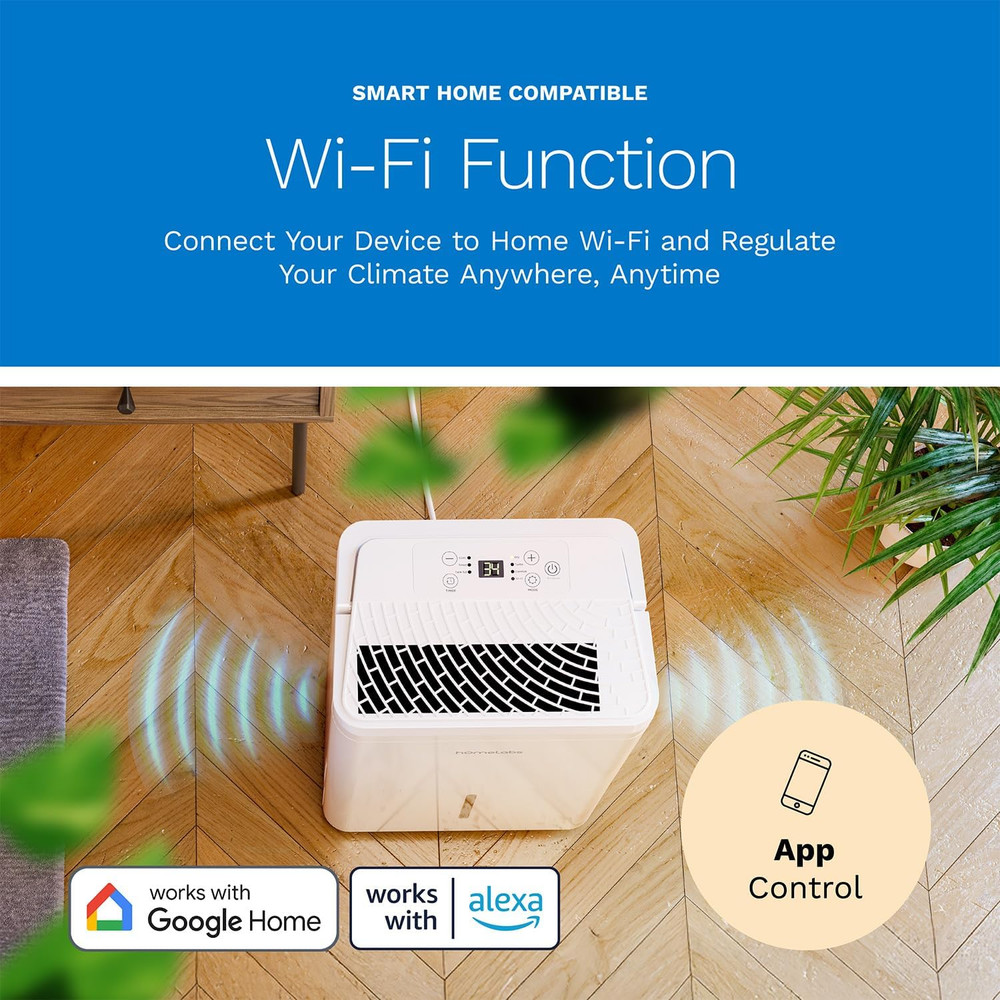 Dehumidifier - Advanced Humidity & Moisture Control, Quiet, Efficient, Auto Shut