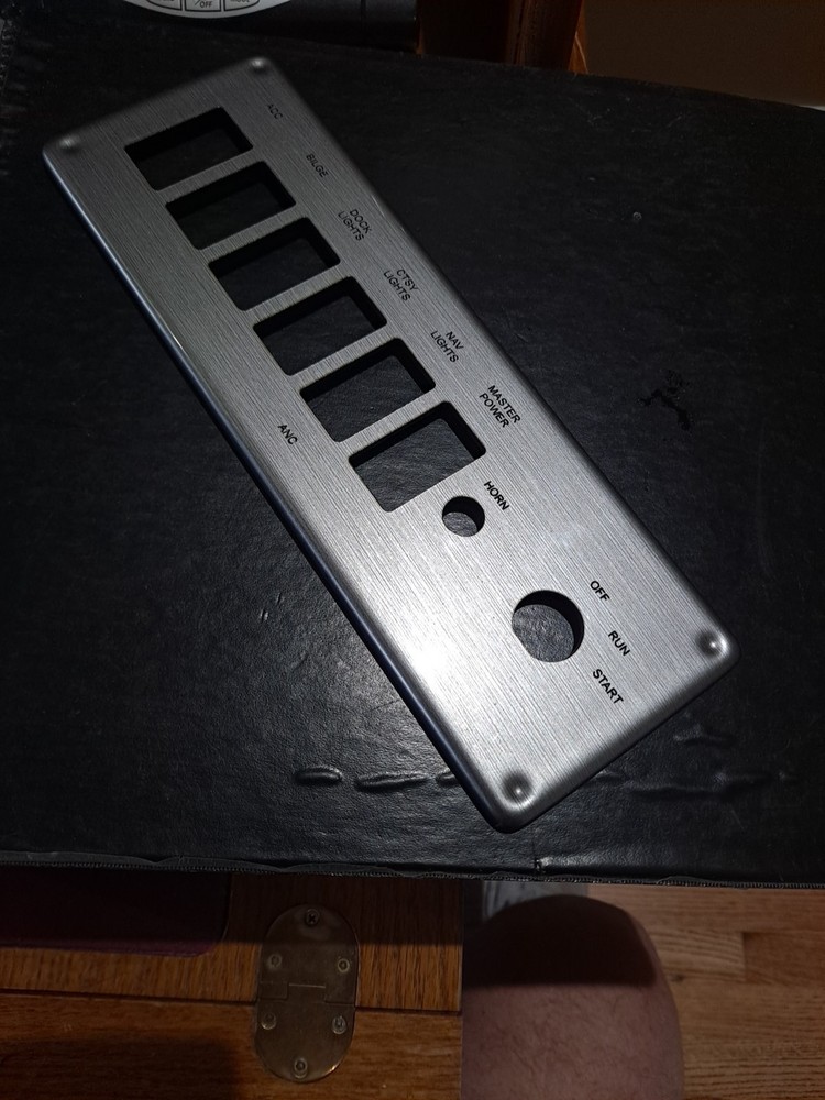 Boat Blank Switch Panel