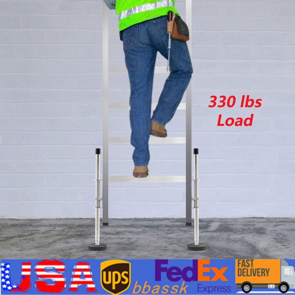 Adjustable Ladder Leveler Extension Ladders Leg Stabling Tool 330 lbs Stabilizer
