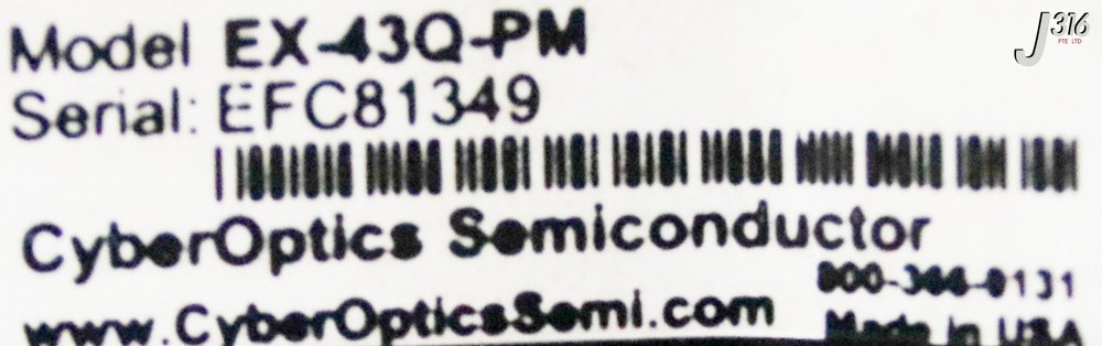 39415 CYBEROPTICS WAFER MAPPING SENSOR EX-43Q-PM