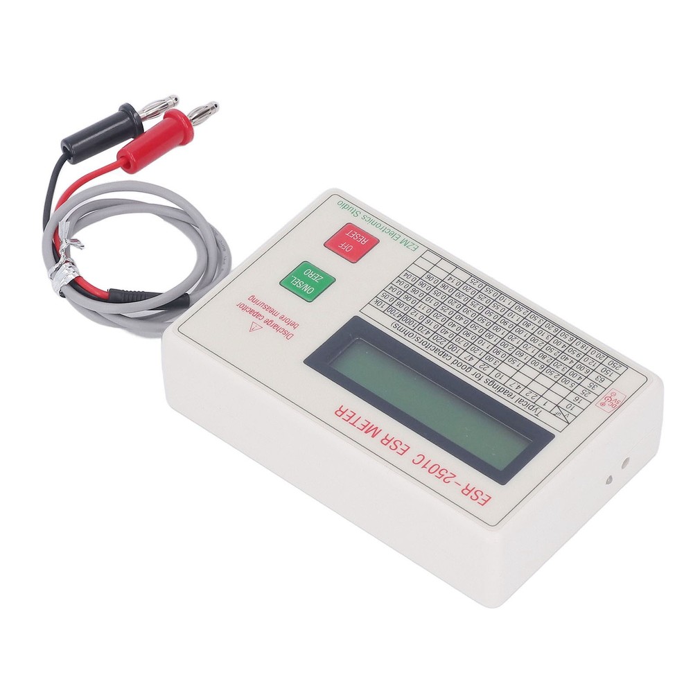 Handheld Capacitor Tester High Accuracy Lightweight Smart Shutdown