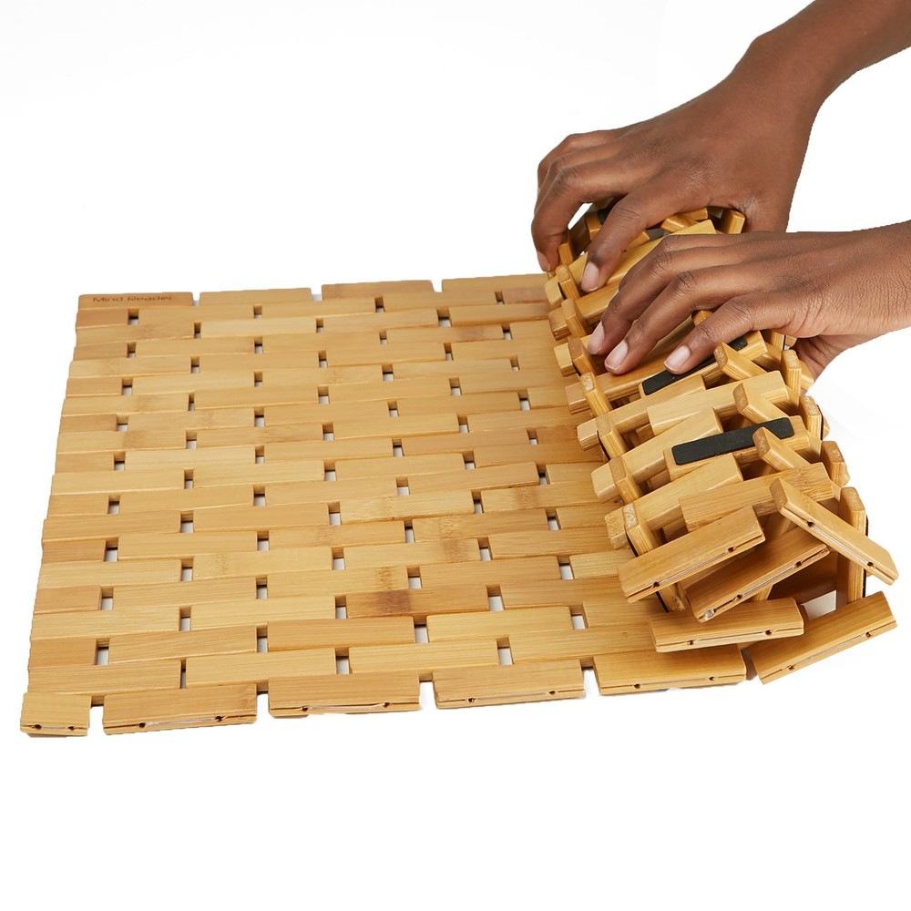 Reader Bath Mat, Shower Mat, Bathtub Mat, Bathroom Accessory, Wood