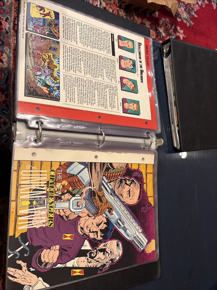 Comic Book Bio Binder