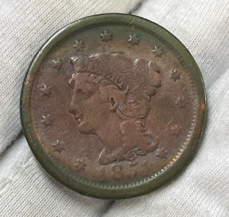 1851 US One Large Cent Coin