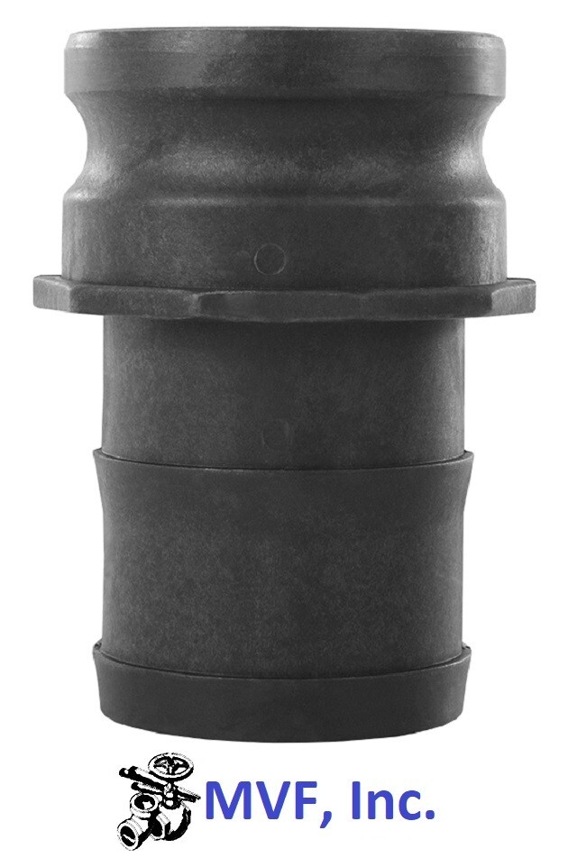 2" Type E Camlock Male Adapter x Hose Barb Polypropylene Hose Fitting  E200PP