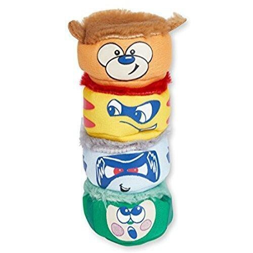 Stakems Stacking Stack Up Toy Games, Series 1, Pack A, 4 Piece