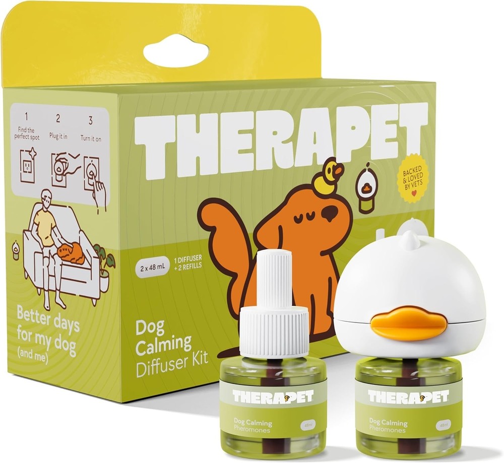 2-Pack 120-Days Dog Calming Diffuser Kits Dog Pheromone Diffuser Stress