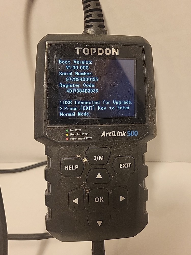 Code Reader, OBDII Modes & Data Graphing, Art Link 500 TOPDON AL500, Tested.