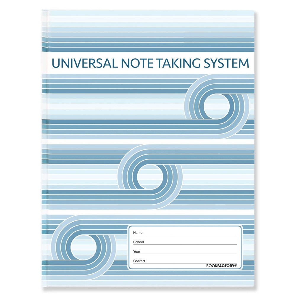 BookFactory Universal Note Taking System (Cornell Notes) / 8.5" x 11"