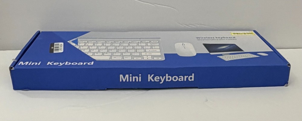 NEW Wireless Mini Ultra thin Keyboard & Mouse Black