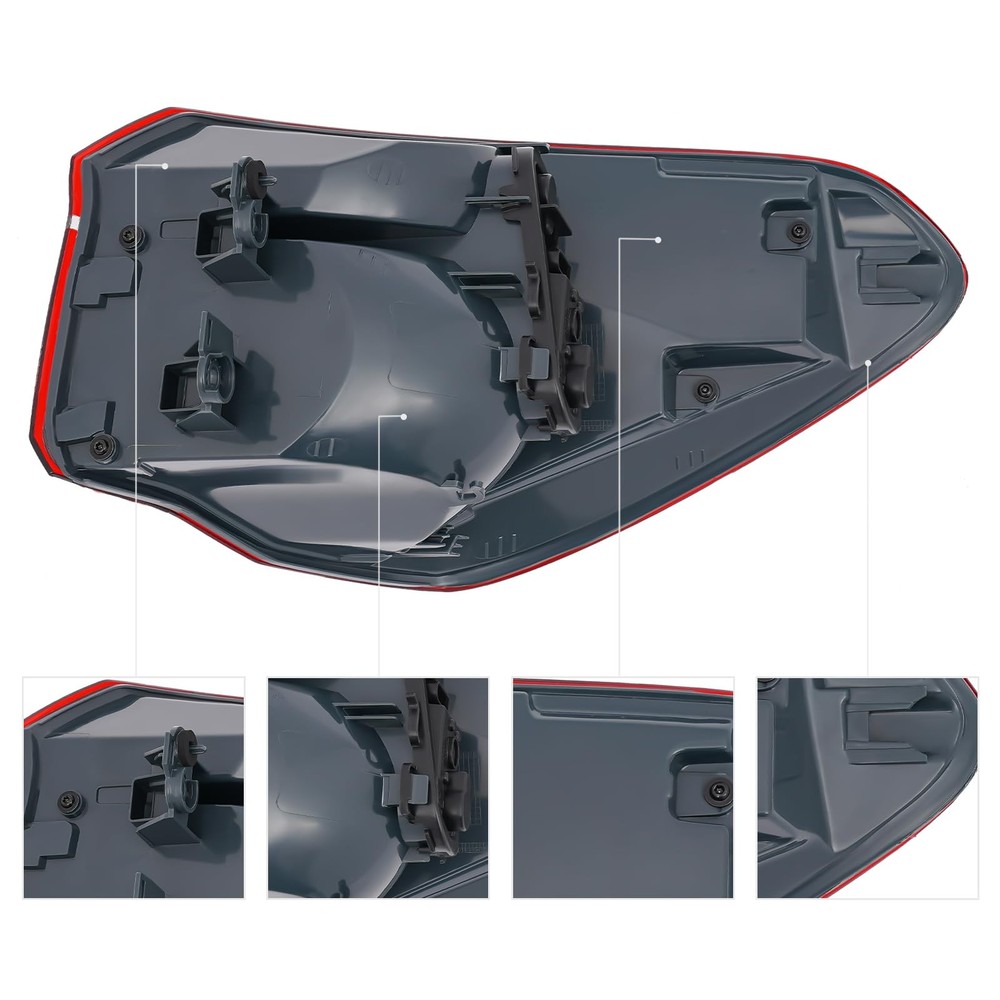 Driver Side Tail Light Compatible with 2016 2017 2018 2019 X1