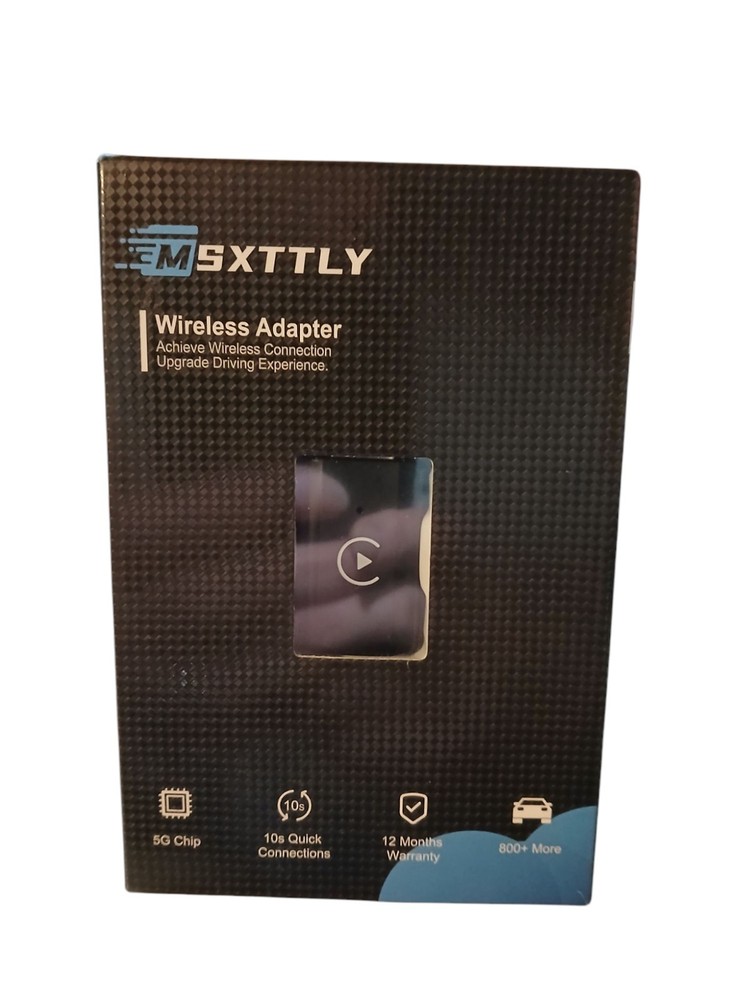 MSXTTLY Android Auto Wireless Adapter for Car Small Android auto Dongle for C...