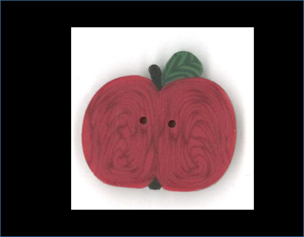 Just Another Button Company - Red Apple - 2250 - 3 Sizes