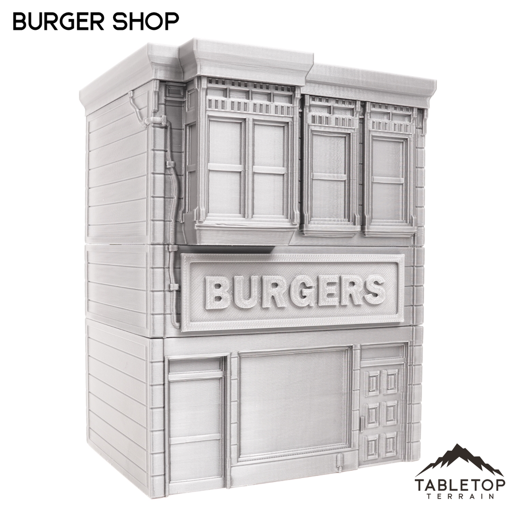 Burger Restaurant - Marvel Crisis Protocol Building - Tabletop Terrain MCP