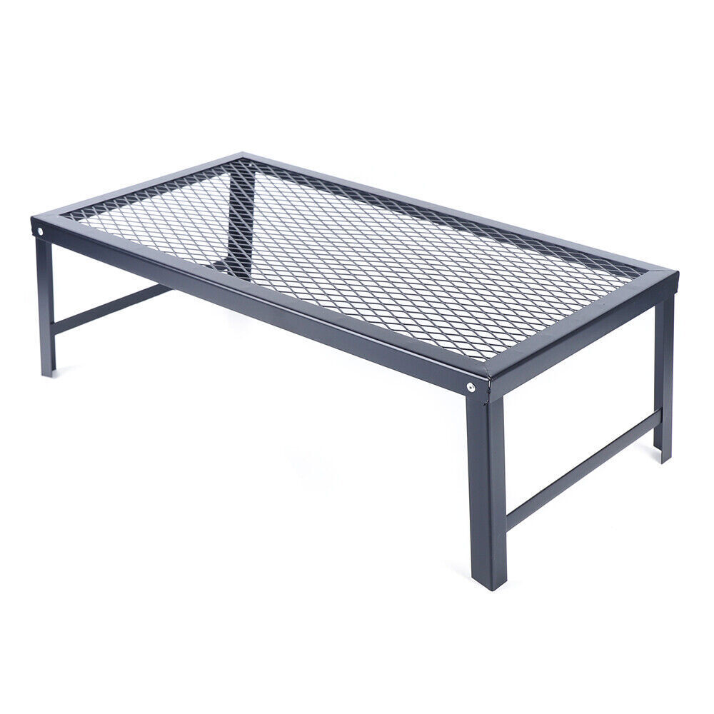 Camping Grill Fire Pit Grate Campfire Cooking Portable Stand Equipment Foldable