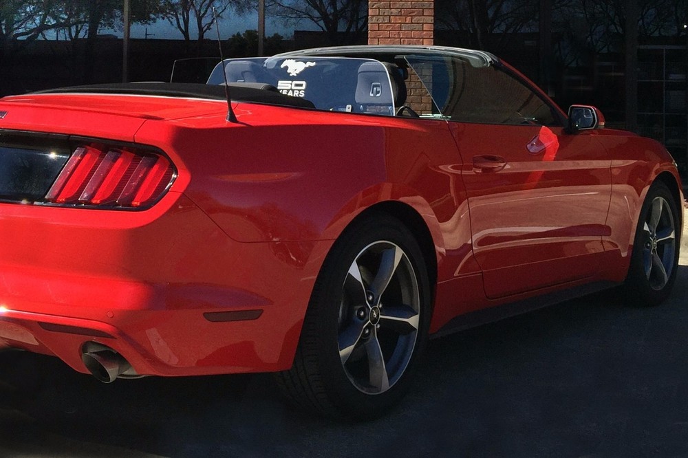 Ford Mustang 2015 2016 WindRestrictor Wind Screen Deflector - 50th Anniversary