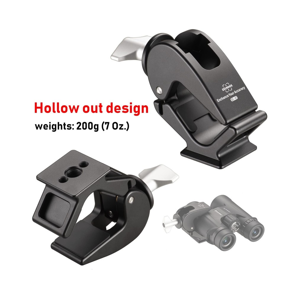Binocular Tripod Adapter,Arca Dovetail Quick Release,1/4" Screw Hole Mount (B...
