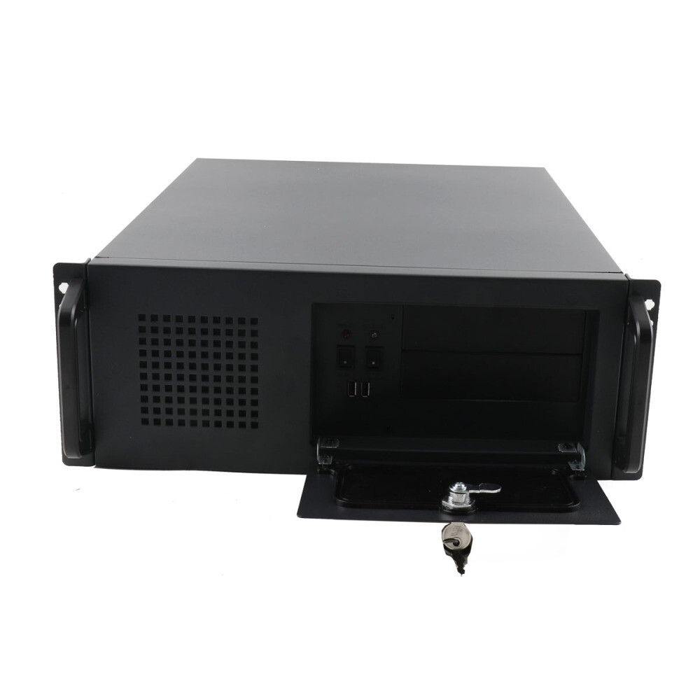 4U Server Cabinet Case Server Chassis Rackmount Server Case 7 x 3.5 HDD Drive US
